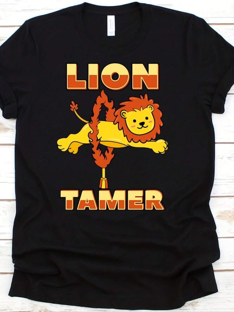 Lion Tamer Shirt, Circus Staff Gift, Circus Owner, Circus Lover, Circus Themed Party, Circus Costume, Circus Birthday, Lion - 款式8 - 查看 1