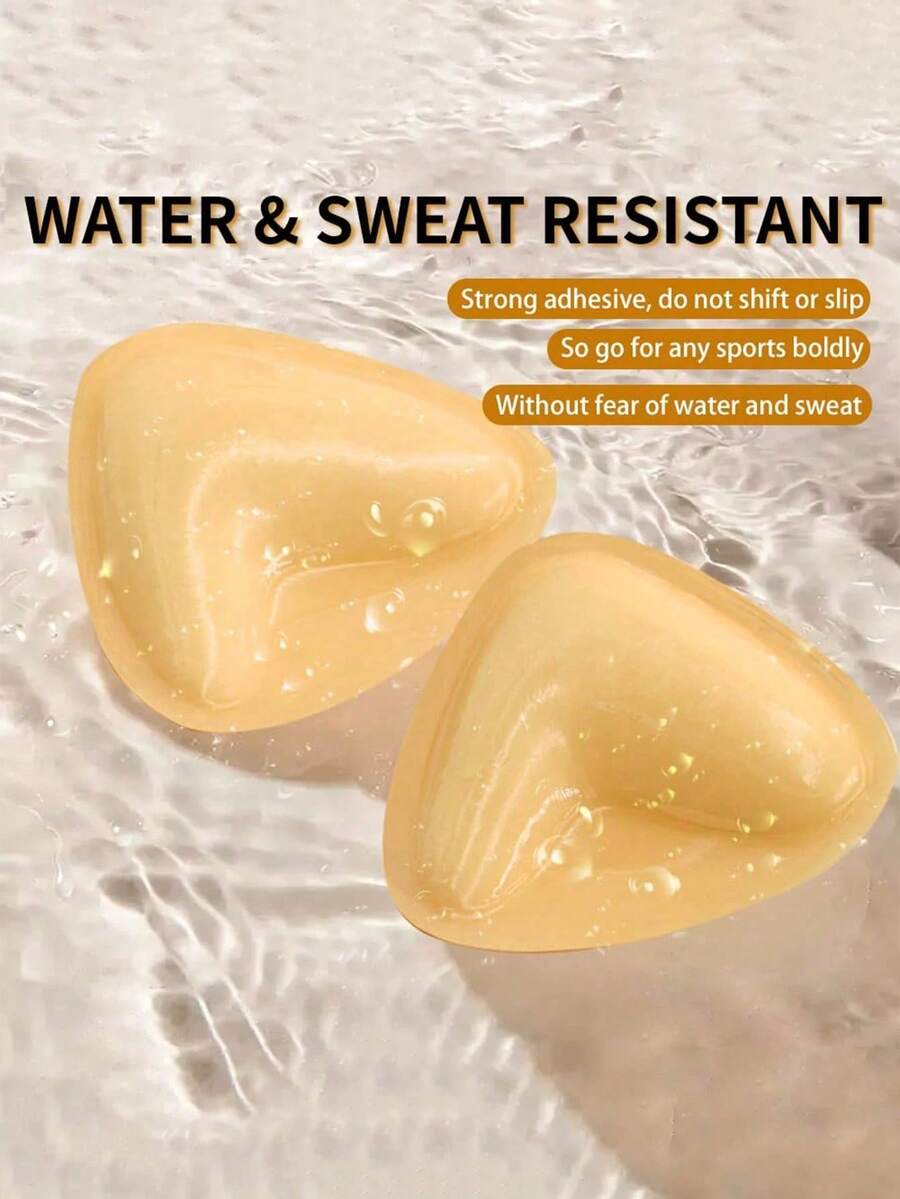 2/1 Cặp miếng độn ngực hai mặt, miếng độn ngực dính, miếng độn nâng ngực, miếng độn nâng ngực siêu chắc, miếng độn nâng ngực cho áo ngực thể thao, áo tắm, bikini. - Nhiều màu - Xem 1
