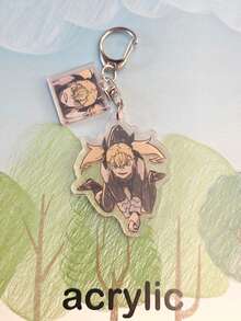 Llavero acrílico de Kaiju No. 8, figura de monstruo de dibujos animados linda, llavero con broche en forma de D para mochila, accesorio de anime coleccionable y divertido, regalo perfecto para fans