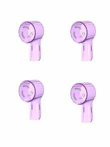 Cubiertas antipolvo para cabezales de cepillo de dientes compatibles con, se ajustan a la serie IO, Pro 1000, 1500, 5000, 7500 - Multicolor - Ver 16