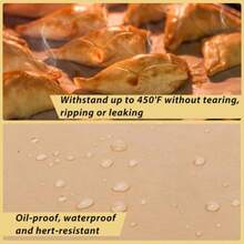 Parchment Paper Baking Sheets For Emeril Lagasse 26 QT Extra Large Air Fryer 11x10 Inch Non-Stick Precut Baking Parchment For Air Fryer Steaming Bread Cup Cake Cookie And More - màu đen - Xem 5