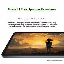 Lenovo Xiaoxin Pad 2024 TB331FC 11-Inch Learning Tablet, Slim Body, Rich Learning Resources, High Refresh Rate Eye Protection, Dolby Surround Sound, Learning Device, Smoke Purple 8G+256G WiFi - Grey - View 6