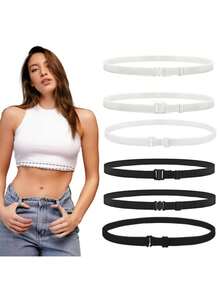 1/2pcs Adjustable Waist Cincher, Waist Shaper Tool For Sweaters And Shirts, Prevents Wardrobe Malfunction, Elastic Waist Belt To Change Outfit Style