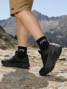 CAMEL CROWN Men's Shock-Absorbing Running Shoes, Breathable Mesh Versatile Casual Ultra-Light Soft-Soled Shock-Absorbing Jogging Shoes - Phantom Black - View 3