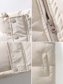 New For Winter 2025! Men's Stand-Up Collar, Holeless Cotton Vest Designed For Warmth