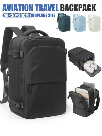 Travel Backpack For Men Carry-On Backpack Airline Approved For Ryanair 40*30*20cm, Waterproof Business Backpack Personal Item Backpack Large Capacity Oversized For Work Business Travel Vacation Holiday College Outdoor For Women Men Students Gift For Mom Dad Daughter Friend