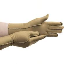 Isotoner Women And Men Arthritis Compression Rheumatoid Pain Relief Gloves For Joint Support With Open/Full Finger Designgift - 駝色 - 查看 2