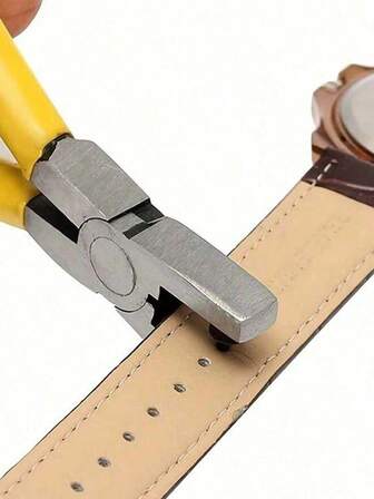 1pc Universal Handheld Belt Punch Tool, 2mm Universal Handheld Watch Band Pliers, Hole Punch Tool, Hole Punch Eyelet Tool, Tag Punching Machine, Strap Hole Puncher For Belts, Shoelaces, Watch Straps, Men's Valentine's Day, Valentine's Day Wedding, Birthday, Pliers, Tools, Binder Clips, Back To School, Christmas, Christmas Gifts