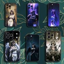 A-Albedo Overlord-S Phone Case Cover Compatible With  17,16,15,14,13,12,Pro,Max,Plus,E,SE4,Air,Mini Black Soft Box, Cover Compatible With  17 Case,  17 Pro Case,  17 Pro Max Case - Z7 - View 3