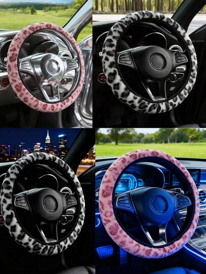 Leopard plysch rattöverdrag tillbehör