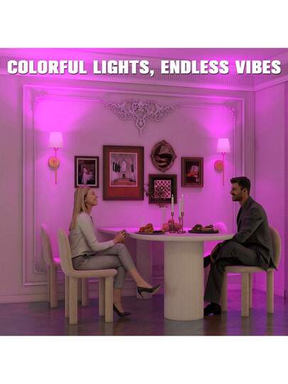 1/ Rechargeable Wand Lights Remote(Includes RGB Verlichting Bulb) Bedside Lamp, Ceiling Light, Fairy Lights, ative Lamps, Night Light– 15 Dimmable Sconces Bedroom, Living Room, Hallway, Bathroom, Kitchen, Closet Lighting, ations Home Ceilin(1800mAh) view 7