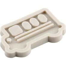 Back To School Silicone Molds Fondant Candy School Bus Book Scissor Drawing Pen Palette Crayon Mold For Cupcake Topper Cake Decorating Chocolate Candy Craft Gum Paste Set Of 4 - 史泰利亞 - 查看 5