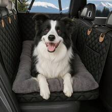Dog Bed For Car Back Seat, Backseat Pet Bed Mat, Car Dog Bed For Car Back Seat, Thickened Ultra-Soft Polyester Pet Mat With Raised Edges, Non-Slip Travel Pet Mat, Fit For Backseat Extenders And Trucks SUVs - one-size - View 6