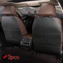 1pc/2pcs Car Rear Seat Kick Mat, Front Seat Protector, 31*18in, Car Storage Bag, Anti-Kick, Anti-Dirty, Storage - PU Leather - one-size - View 21
