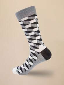 5 Paar zufällige Herrensocken, modische personalisierte Marken-Unisex-Socken, Paar Socken bis zur Mitte des Waden, bequeme Freizeitsocken