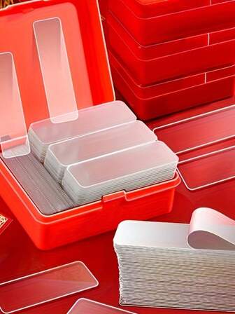 120片/2盒 可重复使用双面胶带 - 60条装，防水、可移除、透明墙贴 - 非常适合新年春联墙贴、房间装饰、墙贴、卧室装饰、厨房装饰、家居装饰