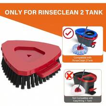 Upgraded Spin Mop Replace Scrub Mop Brush Compatible With O Cedar 2 RinseClean, Great Kitchen, Deck, Bathroom And Shower Floor Scrubber 1 Pack - 小號(1包) - 查看 3