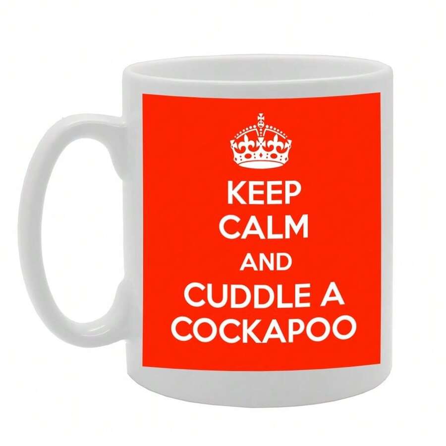 Coralgraph Keep Calm And Cuddle A C O C Kapoo Printed Tea Coffee Ceramic - Funny Printed Coffee Mug - Great Gift Idea MG717 - White - View 1