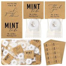 Marspark 200 Pcs Mint To Be Stickers Bulk Wedding Favors Labels Wedding Mints Stickers Bridal Shower Guests Favors Party Decorations{Inchcolor_nameinch:InchKhakiinch,Inchstyleinch:InchClassicinch} - 經典經典 - 查看 1