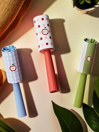 宠物毛发去除滚筒，可重复使用，适用于去除衣物、家具、汽车座椅上的猫狗毛发 - 可水洗，强力粘性，适用于所有织物