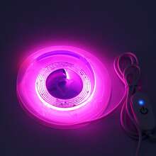 LQHZMYY 1 Set USB Powered COB LED Light Strip, 5V, Touch Control Dimmable, 3 Color Temperatures 3000K/4000K/6000K, Self-Adhesive Backing, Suitable For Birthday, Space Theme, Bedroom, TV Backlight, Vanity, Cabinet, Home Decor, Christmas, Halloween And Other Festivals - 彩色 - 查看 36