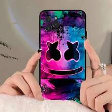 Funda de teléfono DJ M-Marshmello compatible con  17 16 15 14 13 12 11 Pro Max Plus, funda negra suave, compatible con funda de  17, funda de  17 Pro, funda de  17 Pro Max - z4 - Ver 10