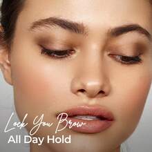 SACE LADY 24H Lock Eyebrow Gel, Waterproof Brow Gel Brown With Built-In Brush, Long-Lasting Natural Pigmented Eye Makeup For Women 0.2Oz - 02 Dark Brown - 查看 2
