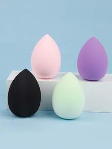 4 Pcs Makeup Sponge, Super-Soft Foam Easily Blends Foundations, Powders & Creams, Reusable, Washable, Streak Free Application, Vegan, Cruelty Free - Multicolor - View 13