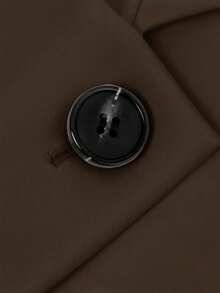 HOMEYEE 复古翻领长袖休闲优雅商务办公室女士西装外套，适合所有季节