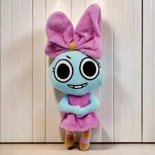 Dandy's World Plush 11" Cosmo Plush Stuffed Figure Pillow For Video Game Fans Room Decor With A Sticker Set,Christmas, Thanksgiving, Birthday Gift - 藏蓝色 - 查看 2