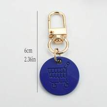 Shopping Symbol Shaped Keychain, Printed Shopping Cart Tag Keyring, Suitable As Small Gift For Family And Friends, Fits Daily Decoration Car Accessories Bag Charm School Cute Goth Y2k Christmas Gifts For Mother, Father, Graduation, And Teacher - Multicolor - View 8