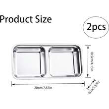 2 Count Grab Ano Snack Containers Stainless Steel,  Snack Containers With ,Travel And Camping  Storage - Mặc định - Xem 3