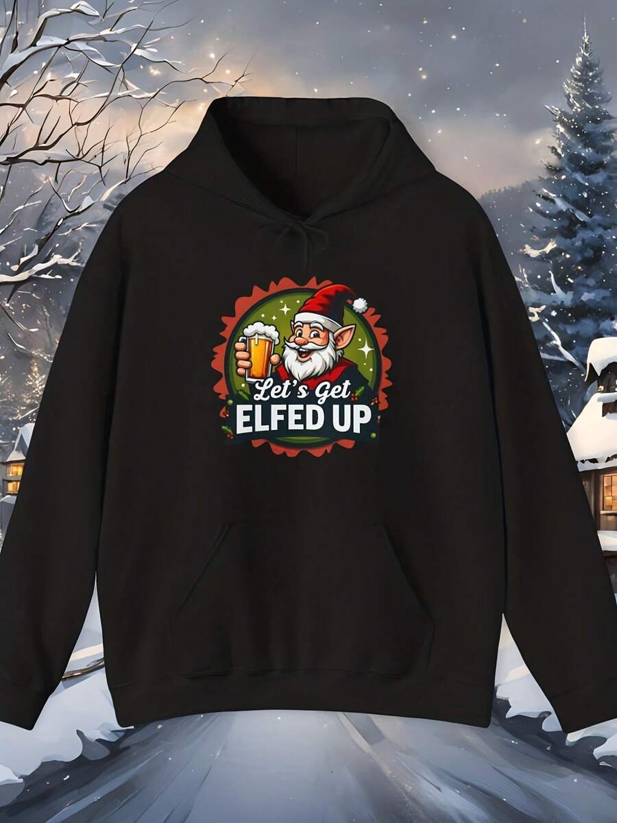 Lets Get Ed Up Cistmas Hoodie. Funny Sweatshirt, Day Gift For Him & Her, Cosy Cistmas Rel - Style 7 - View 1