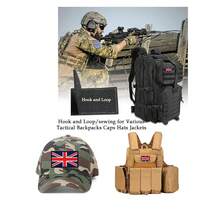 2 PCSBritish Flag Patches UK United FKingdom Flag Patch Embroidered Morale Patch Applique Fastener Hook And Loop(Black Border){Inchcolor_nameinch:InchBritishinch} - British - 查看 4
