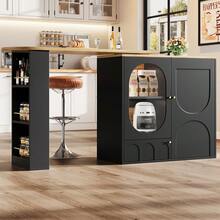 Svart + MDF + Metall