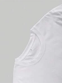 Jesus Paid It All Religious Statement Graphic Tee Crew Neck Short-Sleeve Washed Tees, 230g Cotton Soft T-Shirt, Gender-Neutral T-Shirt,Suitable For Daily Commute - 白色 - 查看 3