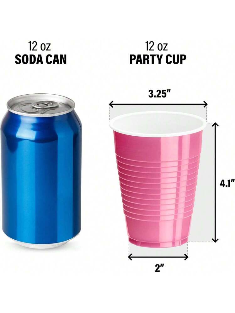 Light Blue Plastic Cups, 12 Oz Disposable Cups, Party Supplies (60 Count) |  SHEIN USA