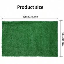 1pc 50x100/200cm Pet Artificial Grass Lawn, Aquarium Wedding Outdoor Decor Garden Patio Landscape Grass Mat, Realistic Soft Synthetic Moss Lawn Carpet For Dog Pet, Home Flooring - Multicolor - View 3
