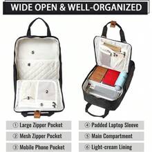 Backpack For Men Women VASCHY Lightweight Travel Back Pack Fits 15.6inch Laptop Water Resistant School Bag Casual Daypack For Teen Work/College Black