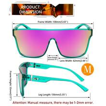 1PC Women Fashion Glasses  , Y2K Mirrored Single Lens In Futuristic Street Style , Gifts Fashionable Outfits Accessories For Women Men , Suit For All Face Shapes And Outdoor Cycling, Running, Mountaineering, Driving Beach Sunnies Party Dance Vacation Daily Clothing Matching 2996 - 012 - 查看 7