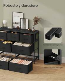 SONGMICS Dressers & Chests Of Drawers - Black - View 6