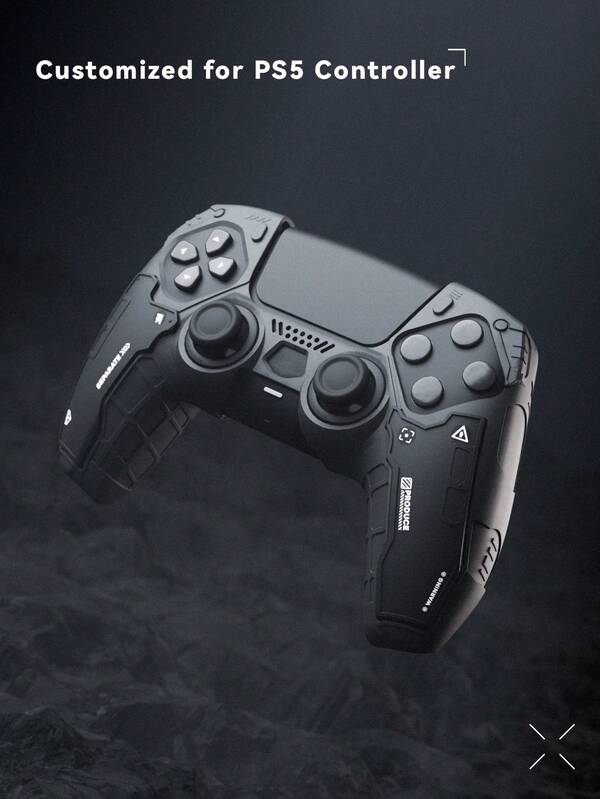 GeekShare Set de huse pentru controler de joc în stil tactic G.S.TAC, husă de protecție din silicon antiderapantă cu 2 mânere pentru degetul mare și 3 autocolante