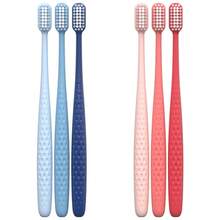 3/6 szt. ręczna miękka szczoteczka do zębów dla par w kolorze gradientowym, dla dorosłych