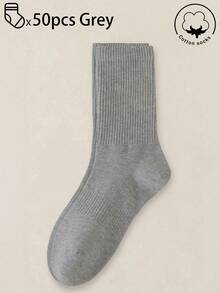 40只/30只/24只装 男女通用舒适运动袜，男士长袜，适合运动和训练，女士长袜，休闲和商务穿着，抗菌，柔软，黑白配色，防臭，吸湿排汗，轻盈舒适，适合秋冬季节，20只/10只/8只/6只/4只/2只装 - 彩色 - 查看 22