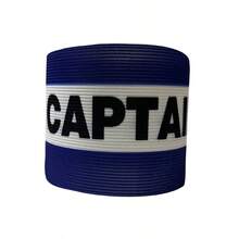 1 pieza Brazalete de capitán de fútbol arcoíris, insignia de manga con letras, brazalete envolvente multicolor