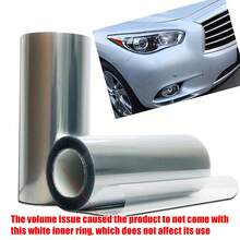 1pc 30x60cm/11.81x23.62in Car Headlight Film, Gloss Vinyl Wrap Sticker, Matte Tint Tail Light Smoke Film For Motorcycle Headlight Protection - Multicolor - View 16