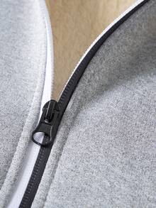 Men's Thermal Lined Hooded Jacket Sweatshirt Sweatshirt,Winter