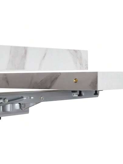 Telescopic Dining Tafel (99 159*75cm), Extendable Table, Space Saving Kitchen Large Work Surface, Flexible Home Office Living Room, Wit Shaped view 2