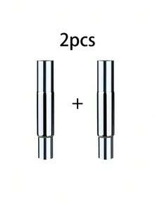 Gold, Silber und schwarze Probeflasche, mit einer Rollkugel an einem Ende und einem Sprühkopf am anderen Ende (10 ml Fassungsvermögen) zum Aufbewahren von ätherischen Ölen, Parfüms und anderen Flüssigkeiten, dekorative kugelförmige Flasche in Patronenform - Verschiedenfarbig - Übersicht 8