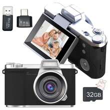 1set CCD Camera For Beginners - Flip Screen, USB Charging, Easy Operation, Ideal For Travel And Everyday Photography - Perfect New Year, Christmas, Birthday Gift (Memory Card Not Included), Camera Accessories.Christmas, Thanksgiving Gift.New Year's Gift